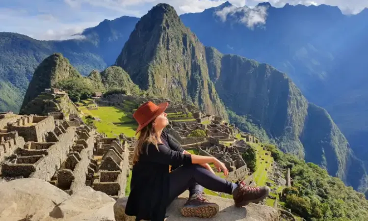 Girl in Machu Picchu